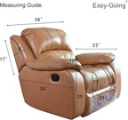 Easy-Going Reversible Couch Cover, Oversized Recliner, Christmas Red/Ivory | - Image 7
