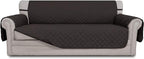 Easy-Going Reversible Couch Cover, 3 Cushion Sofa, Chocolate/Chocolate | Large by Easy-Going