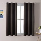 ChrisDowa Blackout Curtains for Bedroom and Living Room 63 Inches Long | 2 by ChrisDowa