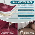 Turquoize 100% Waterproof Sofa Covers Chair Cover Slipcover Couch Protector - Image 3