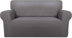 PureFit Stretch Loveseat Covers Fleece Couch Covers by PureFit