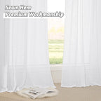RYB HOME White Curtains & Drapes - Image 5