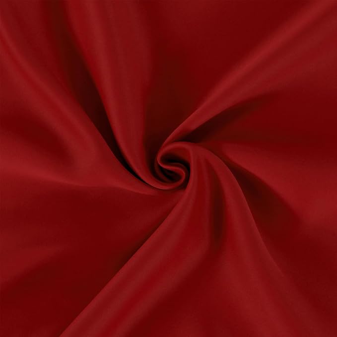 Red Thermal Blackout Curtains/42 x 95 Inch/Set of 2 Panels Room Darkening - Image 5