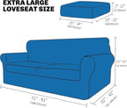 XINEAGE New 3 Pieces Couch Covers - Image 2