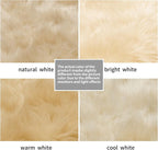 SERISSA 2x6 Fluffy Beige Faux Fur Area Rug - Image 6