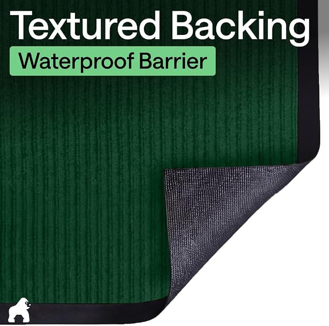 GORILLA GRIP Waterproof Traffic Guard Door Mat, 2 Pack, Indoor Outdoor Heavy - Image 6