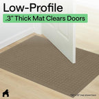 GORILLA GRIP® Ultra Absorbent Front Door Mat Outside Entrance 72x24, Traps Dirt - Image 8
