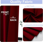 Simplebrand Ava Red Blackout Curtains - Image 3