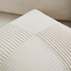 Fancy Homi 2 Packs Cream Euro Decorative Throw Pillow Covers 26x26 Inch - Image 3