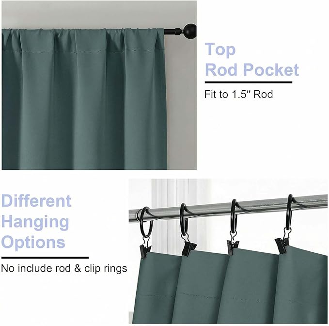 Simplebrand Blackout Extra 10ft Curtains - Image 4