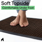 GORILLA GRIP 100% Waterproof All-Season WeatherMAX Doormat US Designed Natural - Image 8