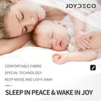 Joydeco White Curtains 90 Inches Long 1 Panel, Thermal Insulated Long Curtains& - Image 5