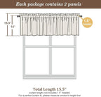 Chyhomenyc Cream Sheer Valances - Image 8