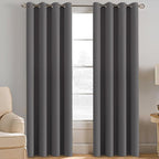 H.VERSAILTEX Blackout Grey Curtains by HVERSAILTEX