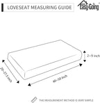 Easy-Going Stretch 1 Piece Loveseat Couch Cushion Cover - Image 4