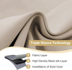 H.VERSAILTEX Blackout Curtains for Bedroom Thermal Insulated Room Darkening - Image 3