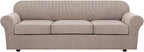 H.VERSAILTEX 4 Piece Stretch Sofa Covers by HVERSAILTEX