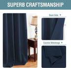 H.VERSAILTEX Blackout Curtain for Living Room Small Window Kitchen Blackout - Image 3