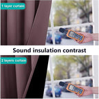 NICETOWN 100% Blackout Window Curtain Panels, Cold and Full Light Blocking - Image 4