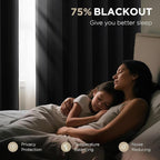 Joydeco 72 Inch Blackout Curtains - Image 3