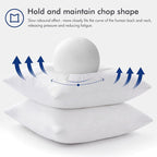 MIULEE 14x22 Pillow Inserts, Double-Layer Down-Proof Cotton Cover, Decorative - Image 5