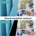NICETOWN 100% Blackout Short Curtains - Image 4