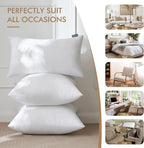 MIULEE 18x18 Pillow Inserts Set of 4, Throw Pillows - Image 4