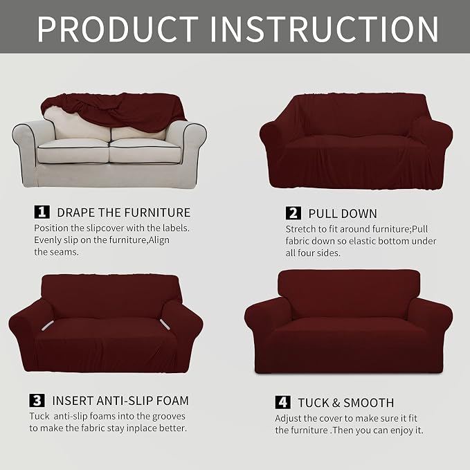 Easy-Going Stretch Oversized Chair Slipcover - Image 6