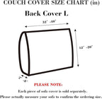 Sofa Covers Couch Covers for Sofa Pet Friendly Couch Cushion Covers Universal - Image 2