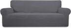 Easy-Going Stretch Oversized Sofa Couch Slipcover Washable Gray | 1-Piece Extra by Easy-Going