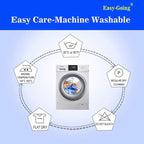 Easy-Going Reversible Couch Cover, 4 Seater Sofa, XX-Large Sofa, Wine/Beige | - Image 8