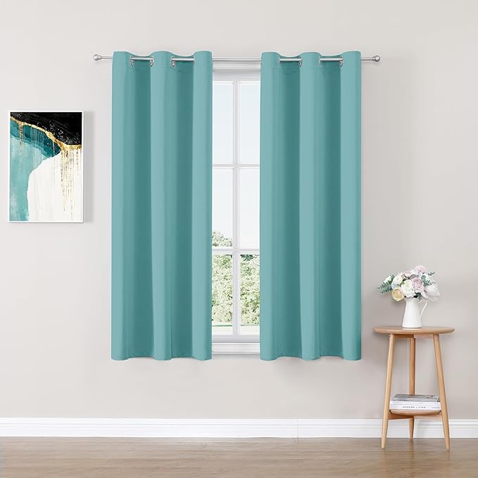 ChrisDowa Blackout Curtains for Bedroom and Living Room 54 Inches Long | 2 by ChrisDowa