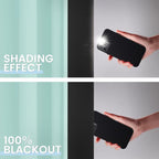 SimpleHome Aqua 100% Blackout Curtains Room Darkening Living Room 63 Inch | - Image 4