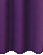Blackout Curtains 66 x 54 Inch Long Purple Curtains Set of 2 Panels Room - Image 8