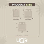 UGG Nita Queen Blanket, Reversible Plush Fleece, UGG Fluff Plush Face, Smooth - Image 8