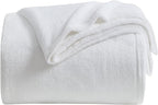 KMUSET Fleece Blanket King Size White Lightweight Super Soft Cozy Luxury Bed by COZYBLANKETHappyHomeLife