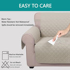 U-NICE HOME Futon Sofa Covers 68''Armless Couch Cover, Pet Friendly, Elastic - Image 5