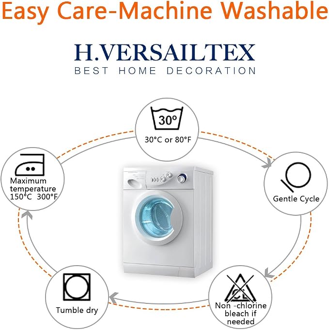 H.VERSAILTEX Blackout Patio Curtains 100 x 84 Inches - Image 7
