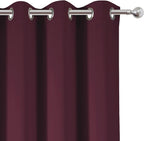 Burgundy Red Thermal Blackout Curtains/52 x 54 Inch/Set of 2 Panels Room - Image 7