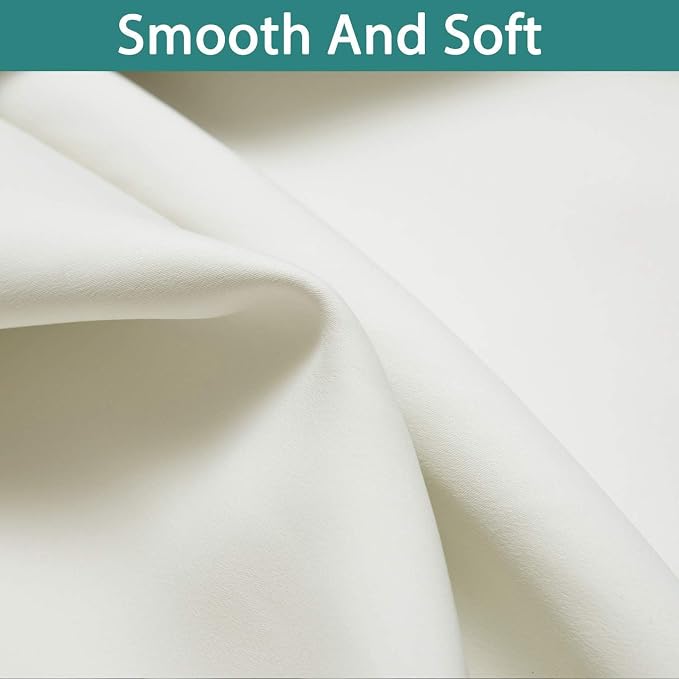 Yakamok Cream 100% Blackout Curtains 63 Inches Long - Image 7