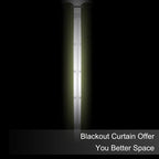Blackout Curtains 66 x 84 inch/Olive Green Curtains Set of 2 Panels/Thermal - Image 3