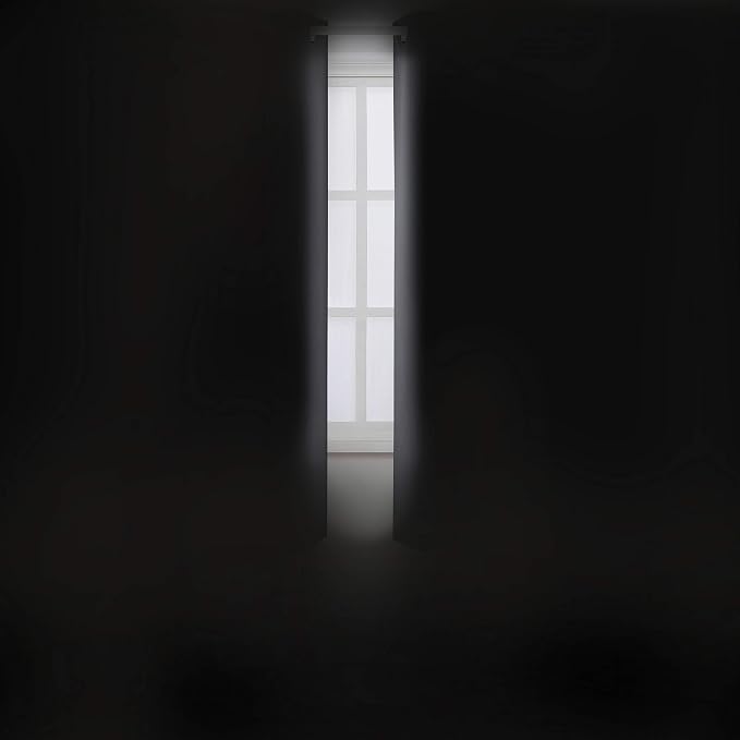 Grey Thermal Blackout Curtains/42 x 63 Inch/Set of 2 Panels Room Darkening - Image 3