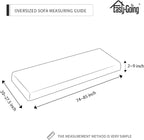 Easy-Going Stretch 1 Piece Oversized Couch Cushion Cover - Image 6