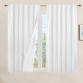 Linen 100% Blackout Window Curtains by LAMIT