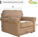 Easy-Going Reversible Couch Cover, Small Chair, Water Resistant Furniture Mat - Image 7