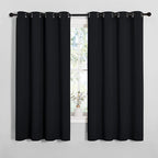 NICETOWN Bathroom Blackout Curtains and Drapes, 2 Panels, 55 inches Wide by 57 by NICETOWN