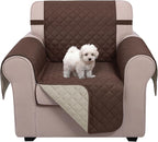 U-NICE HOME Reversible Recliner Chair Covers, Coffee/Beige | 23''Armchair Cover by U-NICEHOME