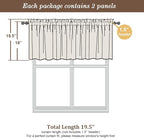 Chyhomenyc Mustard Yellow Sheer Valances - Image 3