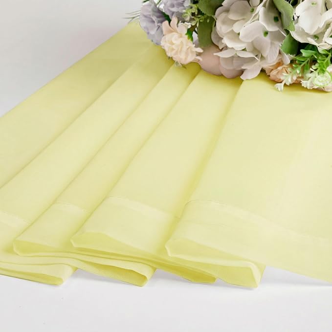 Sheer Curtains 90 inches Long 2 Panels Set - Image 7