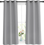 NICETOWN Blackout Sliver Grey Curtains by NICETOWN